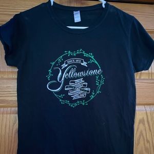 Women’s Black Yellowstone T-Shirt